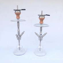 China factory price metal hookah stainless steel hookah shisha narghile shisha with glass vase russian shisha hookah